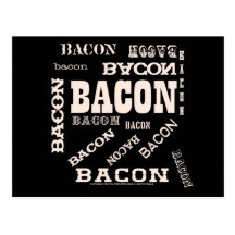 Bacon Bacon Bacon Postcards
