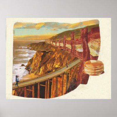bacon bridge poster by Dibble_Artworks