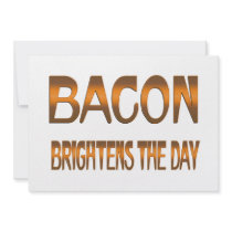 Bacon Brightens the Day Personalized Invitation