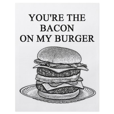 bacon cheesenurger lover flyer design by jimbuf