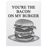 bacon cheesenurger lover custom letterhead