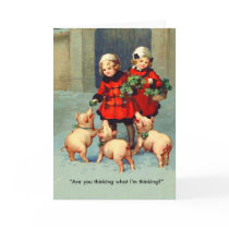 Bacon Christmas Card
