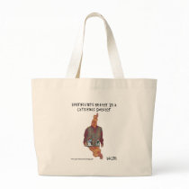 Bacon Christmas Sweater-ized Canvas Bags
