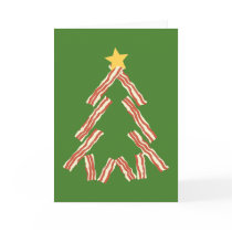 Bacon Christmas Tree cards