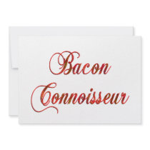 Bacon Connoisseur Invitations