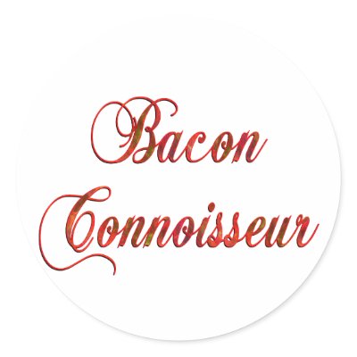 Bacon Connoisseur Stickers by foodfun