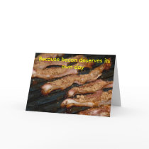Bacon Day card