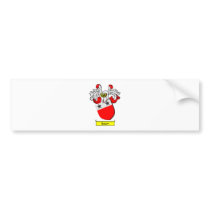 BACON Family Crest bumper stickers