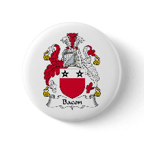 Bacon Family Crest buttons