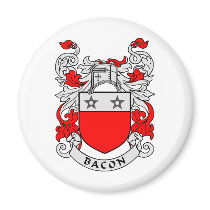 Bacon Family Crest magnets