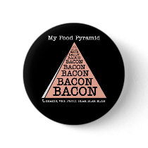 Bacon Food Pyramid Buttons