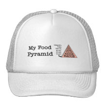 Bacon Food Pyramid Hats