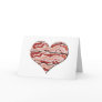 Bacon Hearted Card