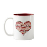 Bacon Hearted Coffee Mug