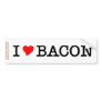Bacon I Love Bumper Stickers