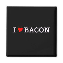 Bacon I Love Refrigerator Magnets