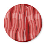 Bacon II Refrigerator Magnets