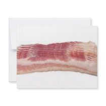 bacon personalized invitation
