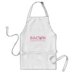 standard_apron - Bacon should be in a food group all of its own.  Who doesn't love bacon?  And anything you love must be good for you, right?  BACON IS GOOD FOR ME!: Sizes  Available colors: white