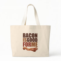 Bacon is Good for Me Canvas Bags