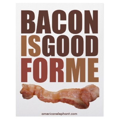 Bacon is Good for Me Custom Letterhead by AmericanElephant