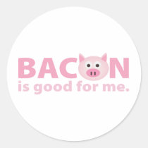 Bacon is Good for Me stickers