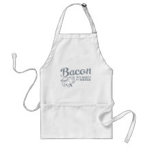 bacon - it's whats for dinner aprons