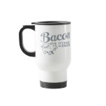 steel_mug - bacon - it's whats for dinner: Sizes  Available colors: white