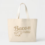 bacon - it's whats for dinner tote bags