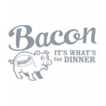 ladies_fitted_babydoll - bacon - it's whats for dinner: Sizes s,m,l,xl Available colors: white