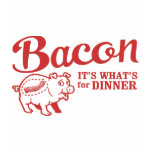 ladies_fitted_babydoll - bacon - it's whats for dinner: Sizes s,m,l,xl Available colors: white