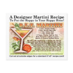 Bacon, Lettuce, Tomato Martini Recipe  Postcard