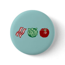 Bacon Lettuce & Tomato - The BLT! buttons by pounddesigns Bacon Lettuce & Tomato - The BLT! buttons