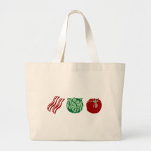 Bacon Lettuce & Tomato - The BLT! Canvas Bags