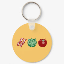 Bacon Lettuce & Tomato - The BLT! keychains by pounddesigns Bacon Lettuce & Tomato - The BLT! keychains
