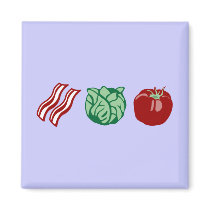 Bacon Lettuce & Tomato - The BLT! magnets