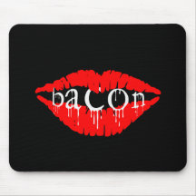 Bacon Lips Mouse Pads
