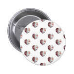Bacon Love Heart Pattern Buttons