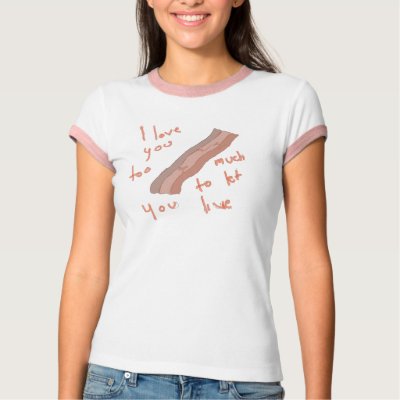 Bacon Love Tshirt by Supierority73