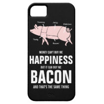 Bacon Lover  Funny Juicy Tasty Pink Pig iPhone 5 Cover