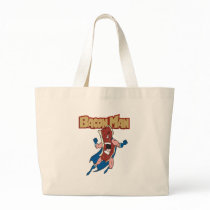 Bacon Man Tote Bags