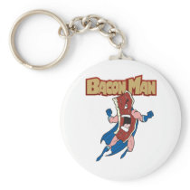 Bacon Man Key Chain