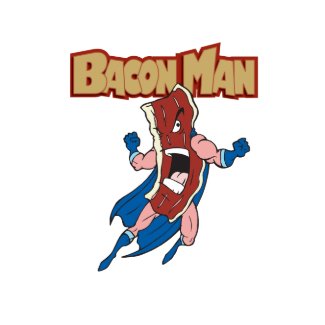 Bacon Man mousepad