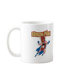 basic_mug - Bacon Man to the rescue!  You never have to fear ever again about running out of bacon.  Just yell 'Help Me BaconMan' and in a sizzle he will be right there.: Sizes  Available colors: white