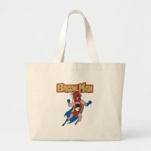 Bacon Man Tote Bags