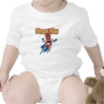 infant_creeper - Bacon Man to the rescue!  You never have to fear ever again about running out of bacon.  Just yell 'Help Me BaconMan' and in a sizzle he will be right there.: Sizes s,m,l,xl Available colors: white