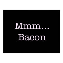 Bacon Mmm Postcards