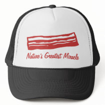 bacon nature's greatest miracle hats by strk3 bacon nature's greatest miracle hats