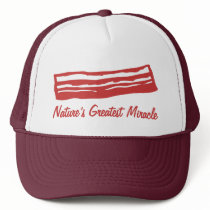 bacon nature's greatest miracle hats by strk3 bacon nature's greatest miracle hats