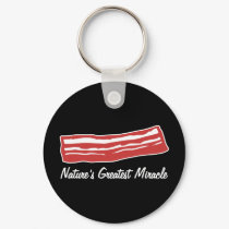 bacon nature's greatest miracle keychains by strk3 bacon nature's greatest miracle keychains